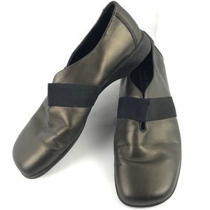 JOSEF SEIBEL metallic bronze leather